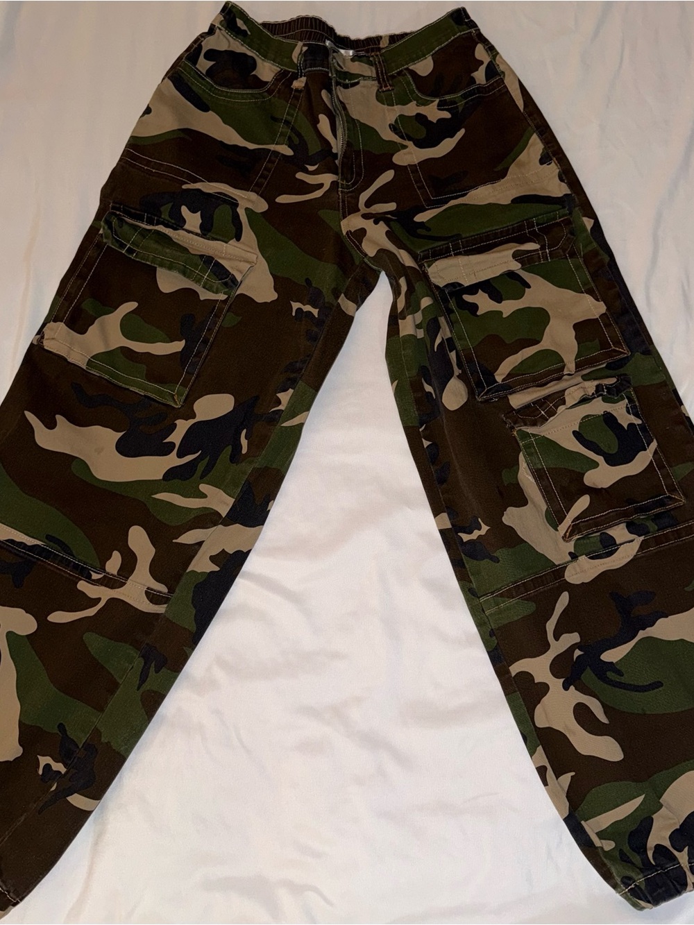 Madden Girl Camouflage Joggers - Green, Brown, Black, Tan